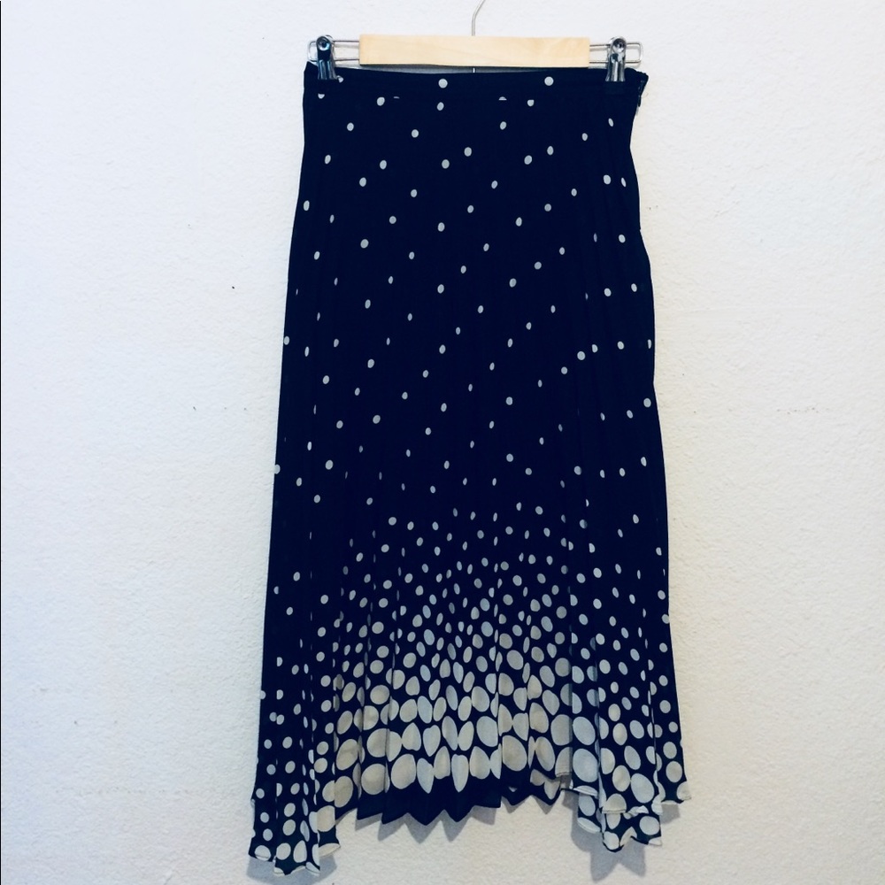 Pleated Midi Skirt